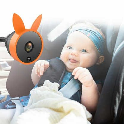 מצלמת תינוק לרכב לשני ילדים