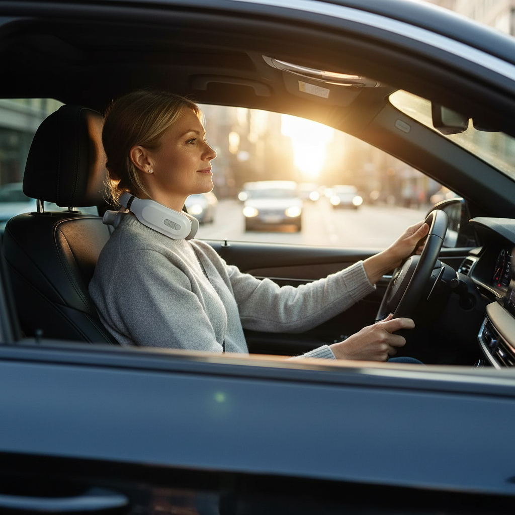 מכשיר עיסוי חשמלי לצוואר NeckGuard™