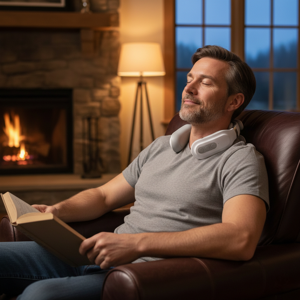 מכשיר עיסוי חשמלי לצוואר NeckGuard™