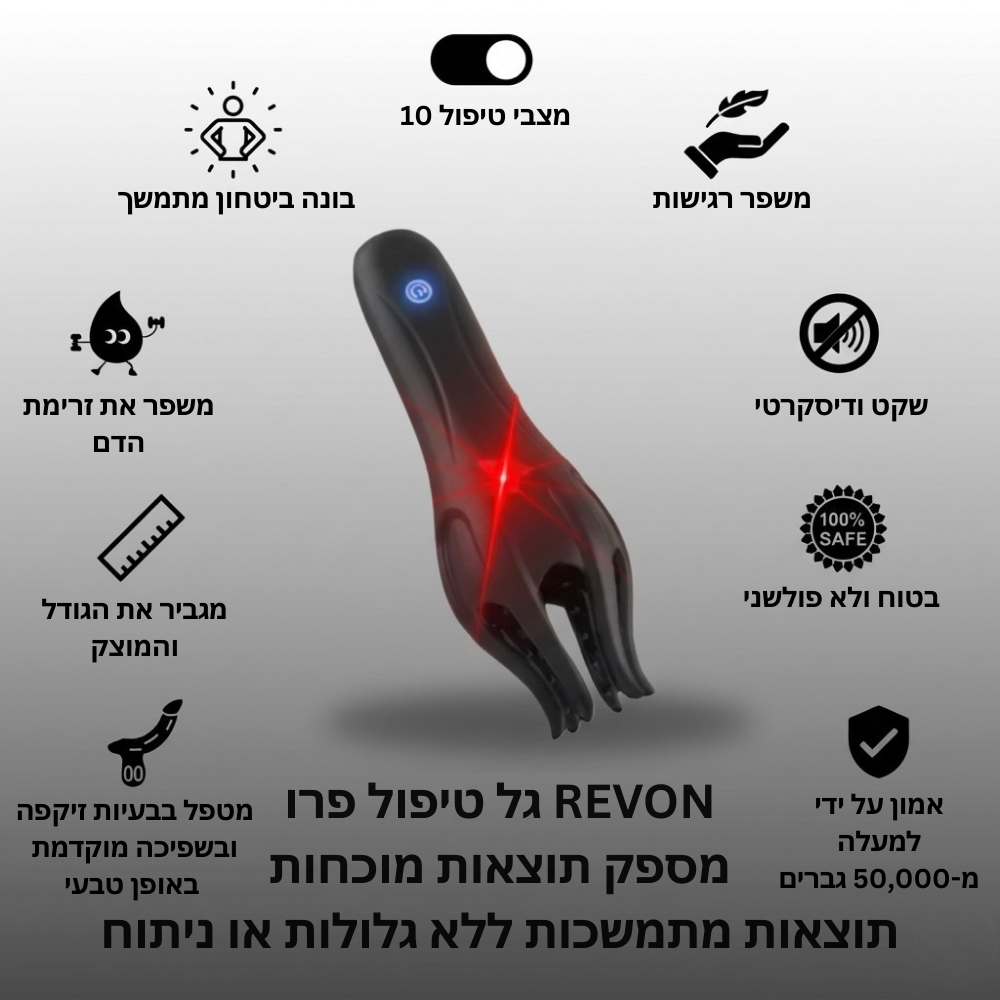 המכשיר המושלם להארכה ולשליטה מלאה – מבית REVON